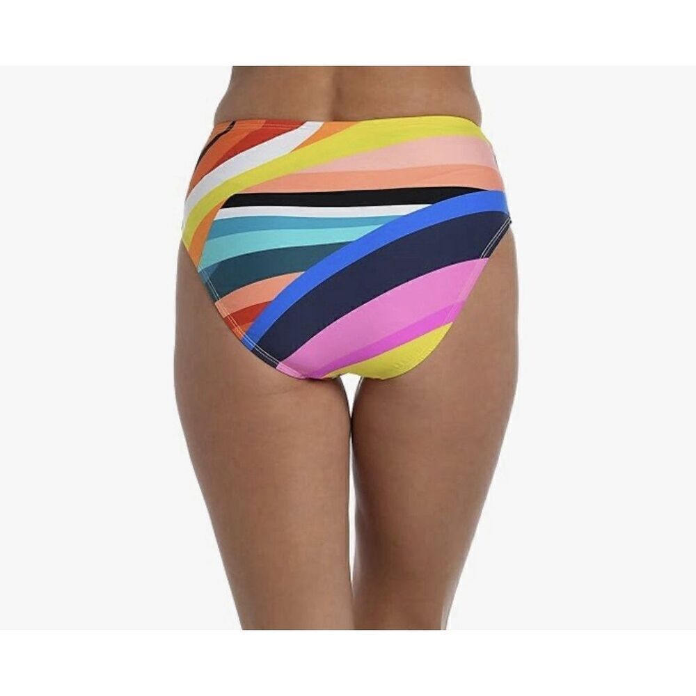 La Blanca Sunscape V-Front High Waist Bikini Bottoms - Size 16 - Picture 2 of 6